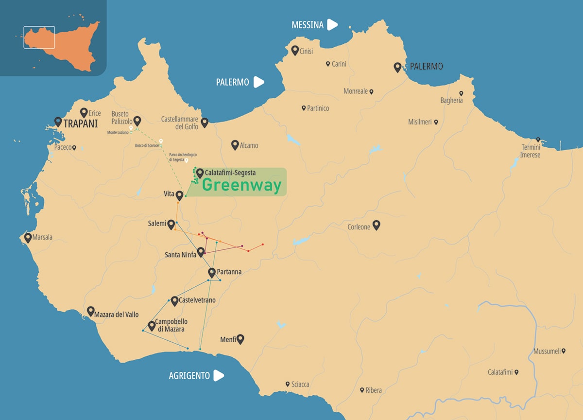 mappa greenway